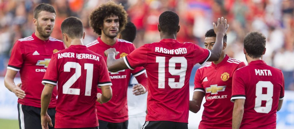 Marcus Rashford, Marouane Fellaini