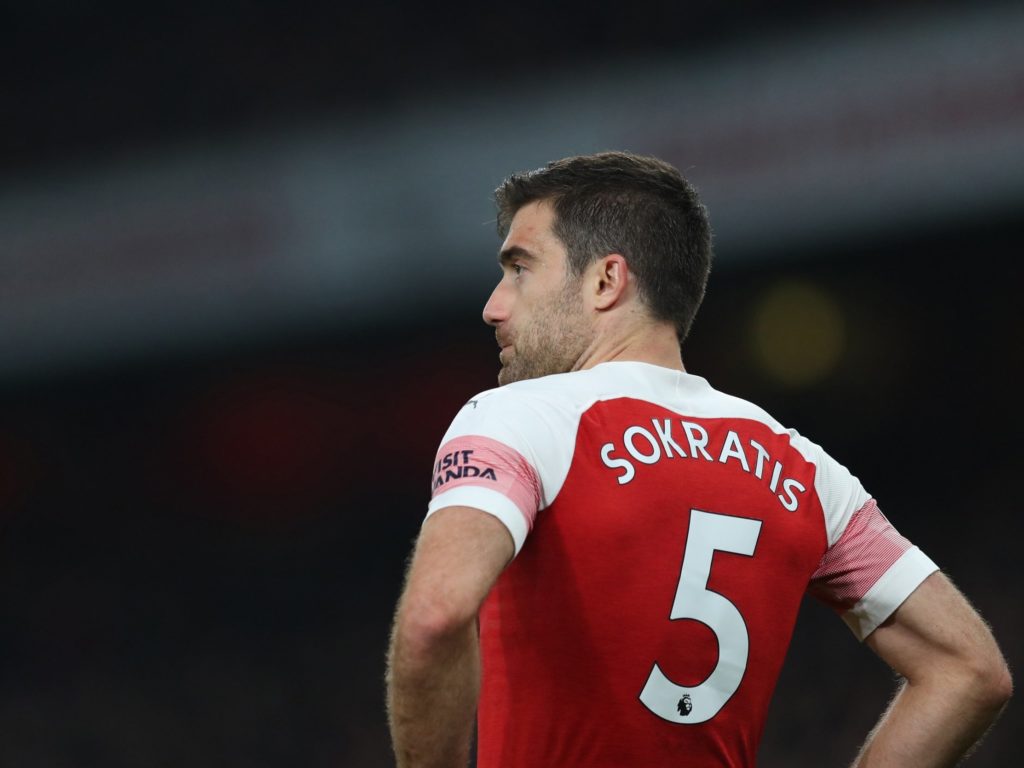 Arsenal Duo Make EPL History vs Crystal Palace Sokratis Papastathopoulos